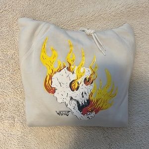 Vans skull hoodie - size large unisex